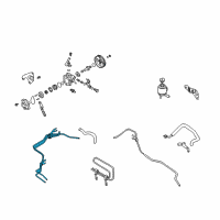 OEM 2005 Nissan Sentra Hose & Tube Assy-Power Steering Diagram - 49721-4Z710