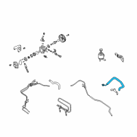 OEM 2006 Nissan Sentra Hose Assy-Pressure, Power Steering Diagram - 49720-6Z700