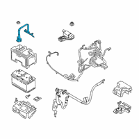 OEM 2021 Ford Ranger Hold Down Clamp Diagram - KB3Z-10732-A