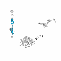 OEM 2006 Kia Optima Fuel Pump & Sender Module Assembly Diagram - 311102G150DS