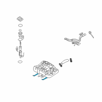 OEM Kia Band Assembly-Fuel Tank Diagram - 312102G000