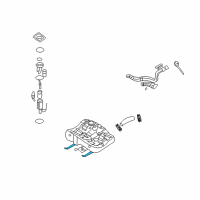 OEM Kia Optima Band Assembly-Fuel Tank Diagram - 312102G000