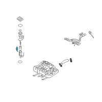 OEM Hyundai Sonata Regulator-Fuel Pressure Diagram - 31380-3K100