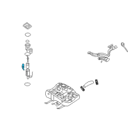 OEM 2009 Kia Borrego Regulator-Fuel Pressure Diagram - 313803K100