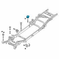 OEM 2020 Ram 1500 ISOLATOR-Body Hold Down Diagram - 68436757AA