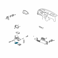 OEM 2003 Honda Pilot Holder *NH167L* (GRAPHITE BLACK) Diagram - 77330-S9V-A01ZA