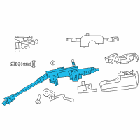 OEM 2010 Chrysler Sebring Column-Steering Diagram - 5057242AI