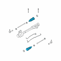 OEM 2012 Lincoln MKS Boot Diagram - 8G1Z-3K661-A