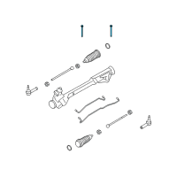 OEM Mercury Montego Mount Bolt Diagram - -W713000-S439