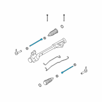 OEM Ford Flex Inner Tie Rod Diagram - AA8Z-3280-B