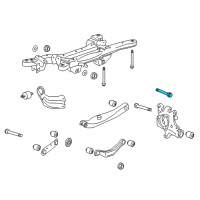 OEM 2016 Chevrolet Impala Lower Control Arm Bolt Diagram - 13219184