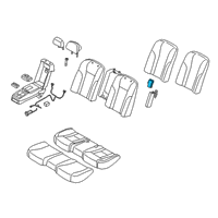 OEM 2019 Kia K900 Seat Heater Switch Diagram - 89590J6000