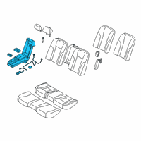 OEM Kia K900 Door Armrest Diagram - 89905J6CE0RF2