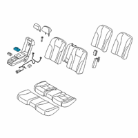 OEM 2020 Kia K900 Sw Assembly-Rr REMOCON Diagram - 96730J6020