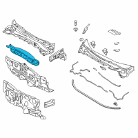 OEM 2015 Kia Rio Insulator-Dash Panel Diagram - 841241W060