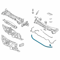 OEM 2017 Kia Rio Weatherstrip-Hood Diagram - 864311W000