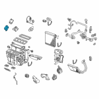 OEM 2013 Acura ZDX Motor Assembly, Temp Dr Diagram - 79160-TK8-A41