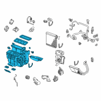 OEM Acura Heater Unit Sub Assembly Diagram - 79106-TK4-A42