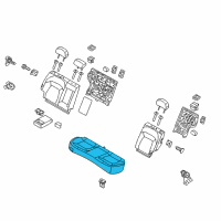 OEM 2015 Kia Sportage Cushion Assembly-Rear Seat Diagram - 891013W180ATI