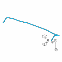 OEM 2014 Acura RLX Spring, Rear Stabilizer Diagram - 52300-TY2-A01
