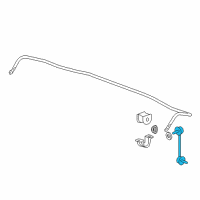 OEM 2016 Acura RLX Link, Right Rear Stabilizer Diagram - 52320-TY2-A01