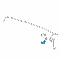 OEM 2018 Acura RLX Holder, Rear Stabilizer Diagram - 52308-TY2-A00