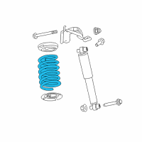 OEM 2010 Lincoln MKZ Coil Spring Diagram - AE5Z-5560-F