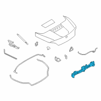 OEM 2012 BMW Z4 Trunk Lock Actuator Motor Diagram - 51-24-7-354-924