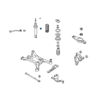 OEM 1997 Infiniti I30 Nut Self Lock Diagram - 01225-00102