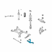 OEM 2006 Nissan Maxima Arm Rear Suspension LH Diagram - 55502-ZD90B