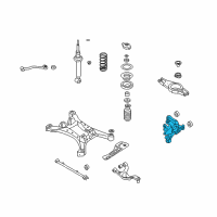 OEM 2006 Nissan Maxima Housing Assembly Rear Axle, RH Diagram - 43018-7Y01A