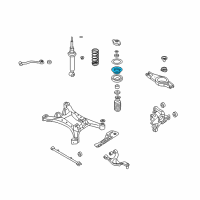 OEM 2004 Nissan Altima Bracket Assembly-Shock ABSORBER Mounting Diagram - 55322-ZX00A