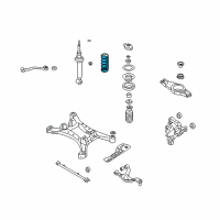 OEM 2006 Nissan Maxima Spring-Rear Suspension Diagram - 55020-7Y001