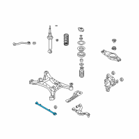 OEM 2002 Nissan Altima Link Complete-Rear Suspension Lower, Front Diagram - 551A0-3Z000