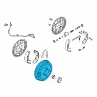 OEM Chevrolet Aveo Drum Diagram - 95903585