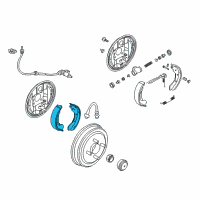 OEM 2006 Chevrolet Aveo SHOE KIT Diagram - 96473229