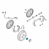 OEM 2013 Chevrolet Spark Lock Nut Diagram - 94515438