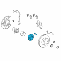 OEM 2015 Toyota Tundra Hub Diagram - 43502-0C031