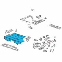 OEM 2016 Chevrolet Sonic Center Floor Pan Diagram - 42337973