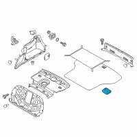 OEM Hyundai Genesis Handle Assembly-Luggage Coverin Diagram - 85718-B1000-RRY