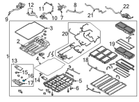 OEM 2021 Kia Niro EV Relay-High Voltage P Diagram - 37584K4500