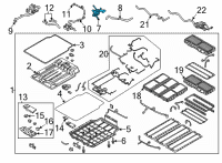 OEM 2021 Kia Niro EV Water Pump Assembly-Elec Diagram - 375W5Q4000