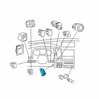 OEM 2014 Toyota Sequoia Lift Gate Switch Diagram - 84930-0C021