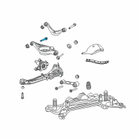 OEM 2007 Mercury Milan Lower Control Arm Mount Bolt Diagram - -W302125-S300