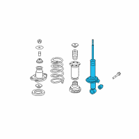 OEM 2007 Honda Ridgeline Shock Absorber Unit, Rear Diagram - 52611-SJC-A03