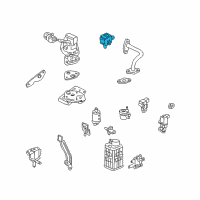 OEM Honda Prelude Sensor Assembly, Map Diagram - 37830-P13-003