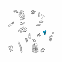 OEM Acura Sensor, Vent Pressure Diagram - 37942-PR7-A01