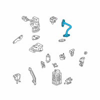 OEM Acura Pipe, EGR Diagram - 18717-PR7-A01