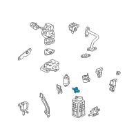 OEM 1996 Acura RL Valve, Canister Vent Shut Diagram - 17310-SV4-L32
