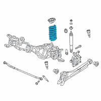 OEM 2019 Ram 3500 Front Coil Spring Left Diagram - 68364557AA